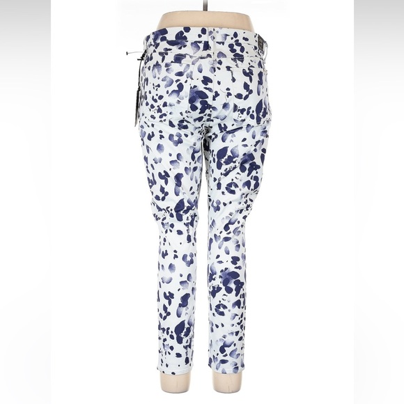 NEW! Jen7 by 7 For All Mankind Ankle Skinny Jeans - Abstract Print - Picture 7 of 8